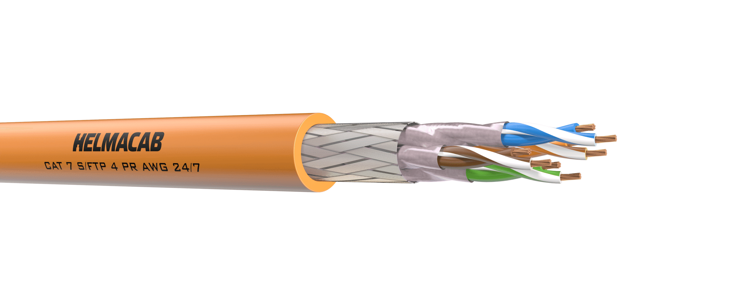 CAT 7 S/FTP 4 PR AWG 24/7 - Helmacab